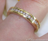 Attractive Diamond Eternity Ring in Yellow gold 18k