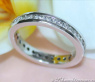 Pretty Diamond Eternity Ring in White gold 18k