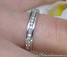 Pretty Diamond Eternity Ring in White gold 18k