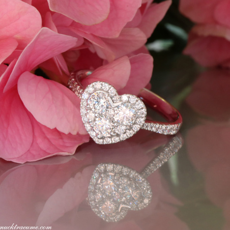 Traumhafter schöner Brillanten Herz Ring