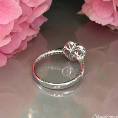 Traumhafter schöner Brillanten Herz Ring