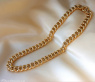 Gold pur: Prächtiges Rund Panzer Collier in Gelbgold 585