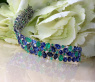 Luxuriöses Saphir Armband mit Smaragden und Diamanten