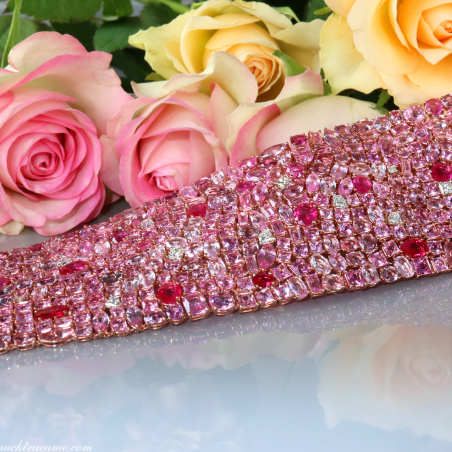 Luxus Pink Saphir Armband