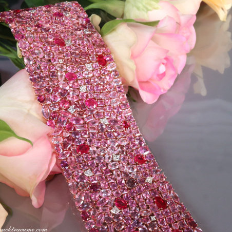 Luxus Pink Saphir Armband