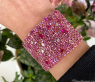 Luxus Pink Saphir Armband