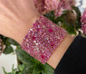 Luxus Pink Saphir Armband