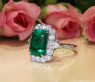 High Jewelry: Einzigartiger kolumbianischer Smaragd Ring  (Muzo Green, Minor Oil)