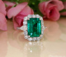 High Jewelry: Einzigartiger kolumbianischer Smaragd Ring (Muzo Green, Minor Oil)