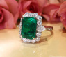 High Jewelry: Einzigartiger kolumbianischer Smaragd Ring (Muzo Green, Minor Oil)