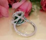 High Jewelry: Einzigartiger kolumbianischer Smaragd Ring  (Muzo Green, Minor Oil)
