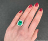 High Jewelry: Einzigartiger kolumbianischer Smaragd Ring  (Muzo Green, Minor Oil)
