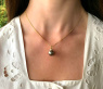Wundervoller Tahitiperle Anhänger mit Brillanten (mit Kette)