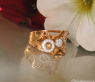 Ungewöhnlicher Brillanten Ring in Roségold 750
