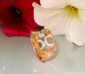 Ungewöhnlicher Brillanten Ring in Roségold 750