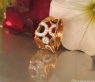 Ungewöhnlicher Brillanten Ring in Roségold 750