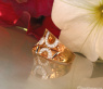 Ungewöhnlicher Brillanten Ring in Roségold 750