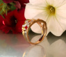 Ungewöhnlicher Brillanten Ring in Roségold 750