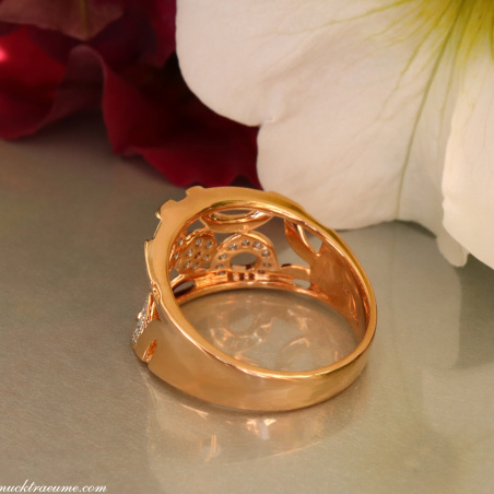 Ungewöhnlicher Brillanten Ring in Roségold 750