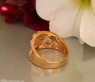 Ungewöhnlicher Brillanten Ring in Roségold 750