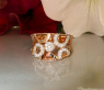 Ungewöhnlicher Brillanten Ring in Roségold 750
