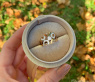 Ungewöhnlicher Brillanten Ring in Roségold 750