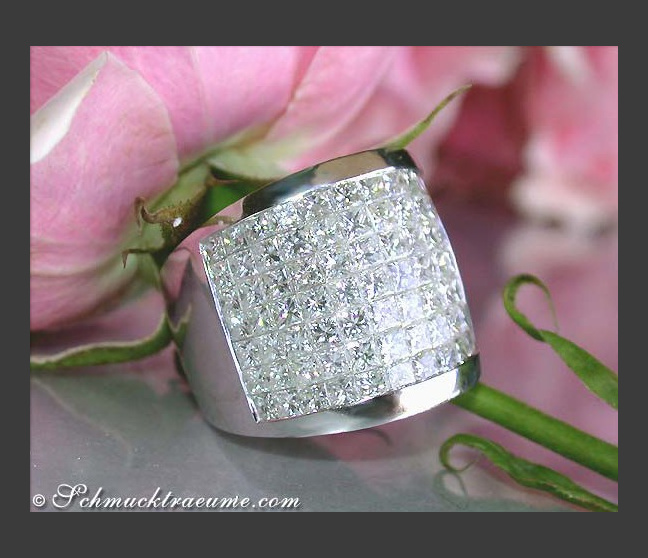 Luxus Princess Diamanten Ring Luxus Princess Diamanten Ring