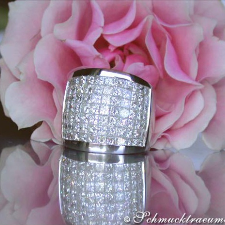 Luxus Princess Diamanten Ring