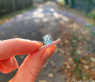 Raffinierter Aquamarin Ring mit rosa Saphiren