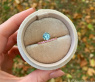 Raffinierter Aquamarin Ring mit rosa Saphiren