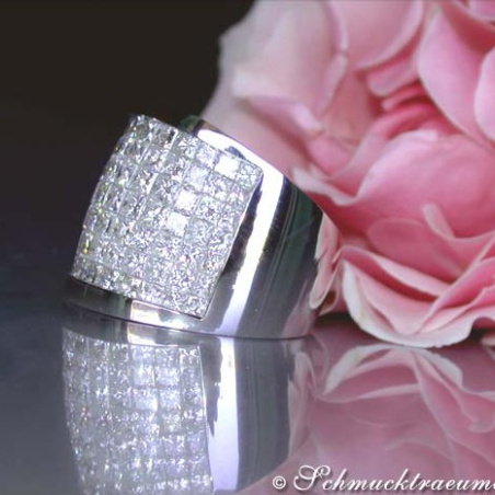 Luxus Princess Diamanten Ring