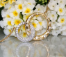 Brillanten Kreis Halskette Gelbgold 750