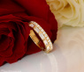 Bildschöner Brillanten Band Ring mit Baguette Diamanten