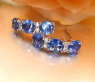 Charmante Saphir Ohrringe mit Brillanten