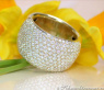 Stately Diamond Ring in Yellow gold 18k