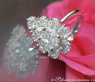 High-end Diamond "Illusion Design" Ring