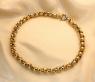 Gold Pur: Stattliches Erbs Collier in Gelbgold 585 (11 mm)