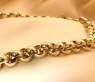 Gold Pur: Stattliches Erbs Collier in Gelbgold 585 (11 mm)