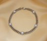 Wundervolles Panzerarmband mit Brillanten im Herz Design