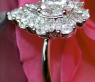 High-end Diamond "Illusion Design" Ring