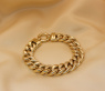 Gold Pur: Spektakuläres Panzer Armband (60 Gramm)