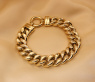 Gold Pur: Spektakuläres Panzer Armband (60 Gramm)