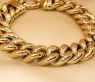 Gold Pur: Spektakuläres Panzer Armband (60 Gramm)