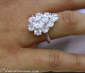High-end Diamond "Illusion Design" Ring