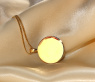 Auffallender Malachit Anhänger / Kette mit Brillanten