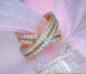 Crossover Diamond Ring in Yellow gold 18k