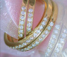 Crossover Diamond Ring in Yellow gold 18k