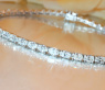 Erstklassiges Tennis Armband mit Diamanten im Ovalschliff