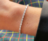 Erstklassiges Tennis Armband mit Diamanten im Ovalschliff