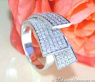 Exclusive "Fan" Style Diamond Ring